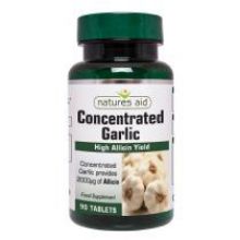 Natures Aid, Garlic concentrated 2000ug Allicin, 90 Tablets